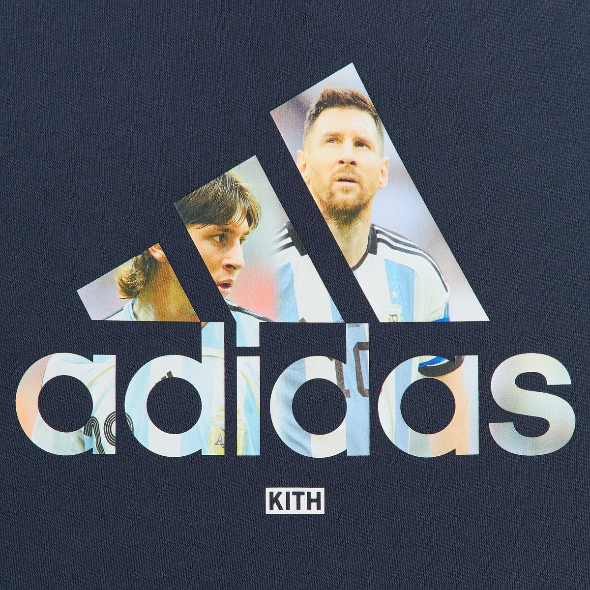 Kith & Messi for adidas Football Graphic Tee - Night Navy