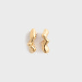 Faris Mini Seep Hoop - Gold