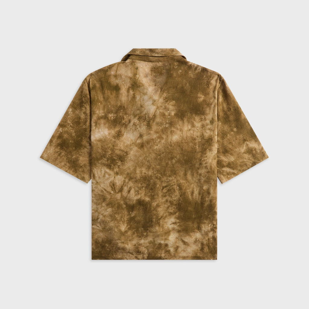 Needles Cabana Mesh Jacquard Uneven Dye Shirt - Olive