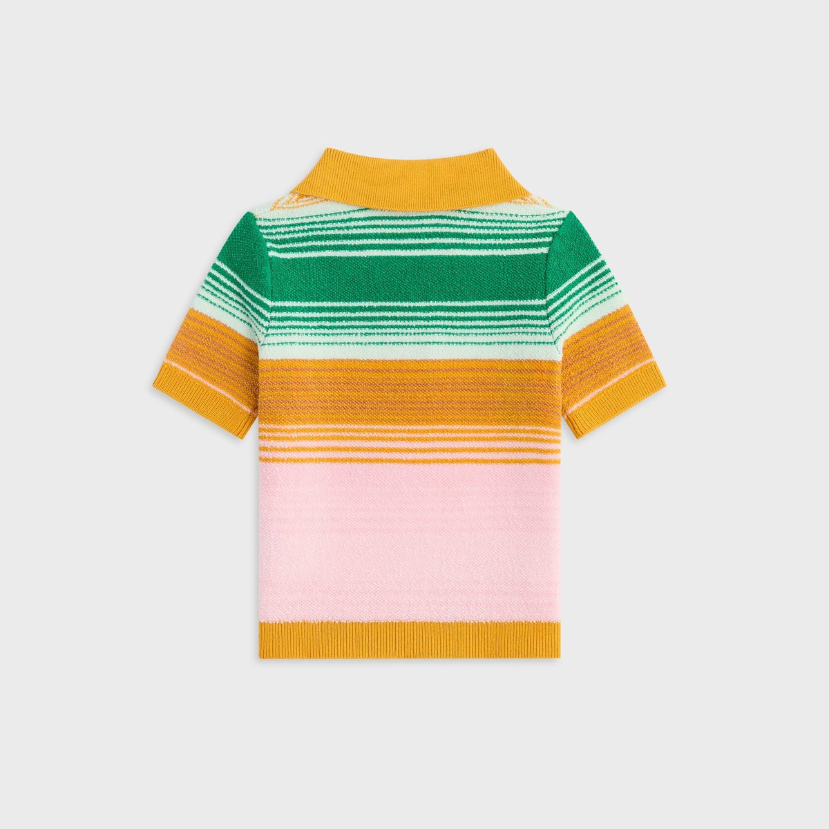 Kith Kids Striped Cropped Polo - Midsummer