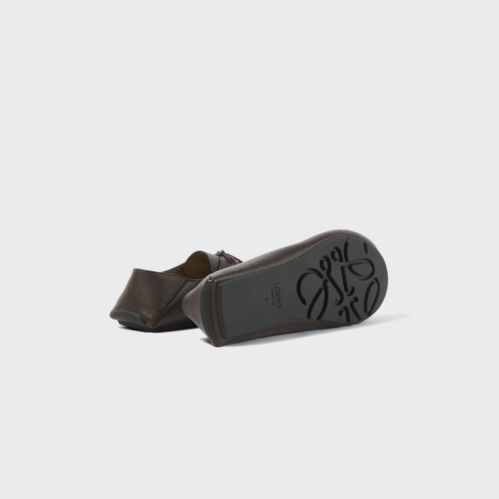Loewe Rambla Boat Shoe - Dark Brown