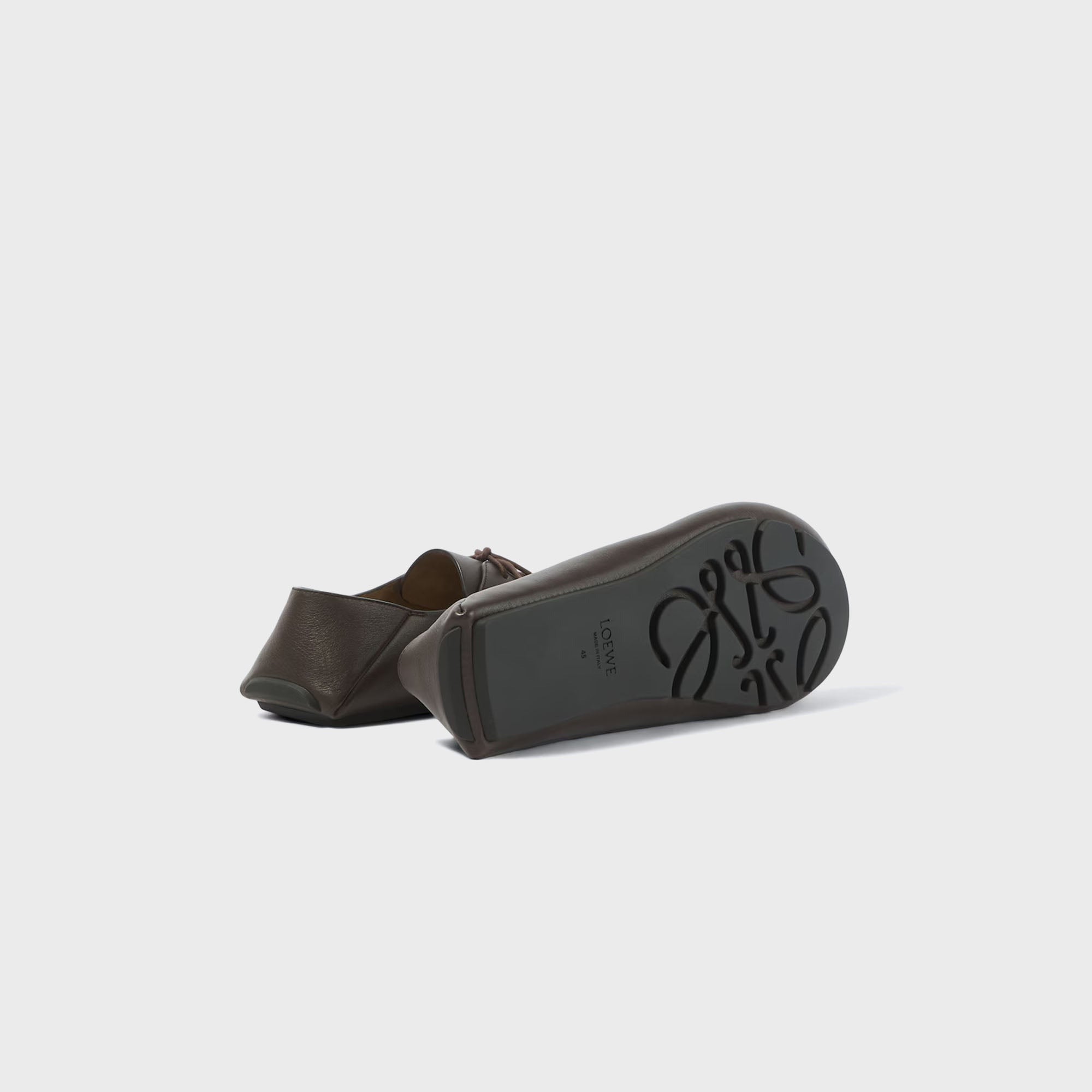 Loewe Rambla Boat Shoe - Dark Brown