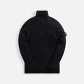 Stone Island Turtleneck Knit Full Rib Wool Melange - Charcoal