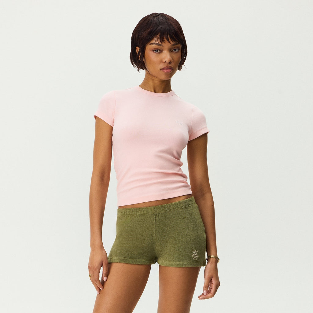 Kith Women Mulberry IV Pima Tee - Hollyhock