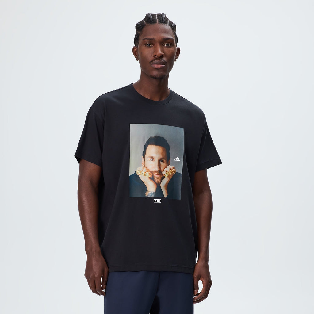 Kith & Messi for adidas Football Graphic Tee - Black
