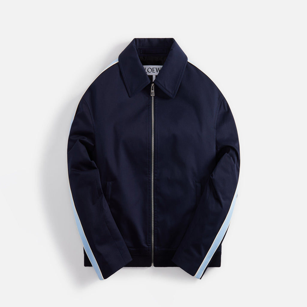 Loewe Side Band Zipped Jacket - Midnight Blue