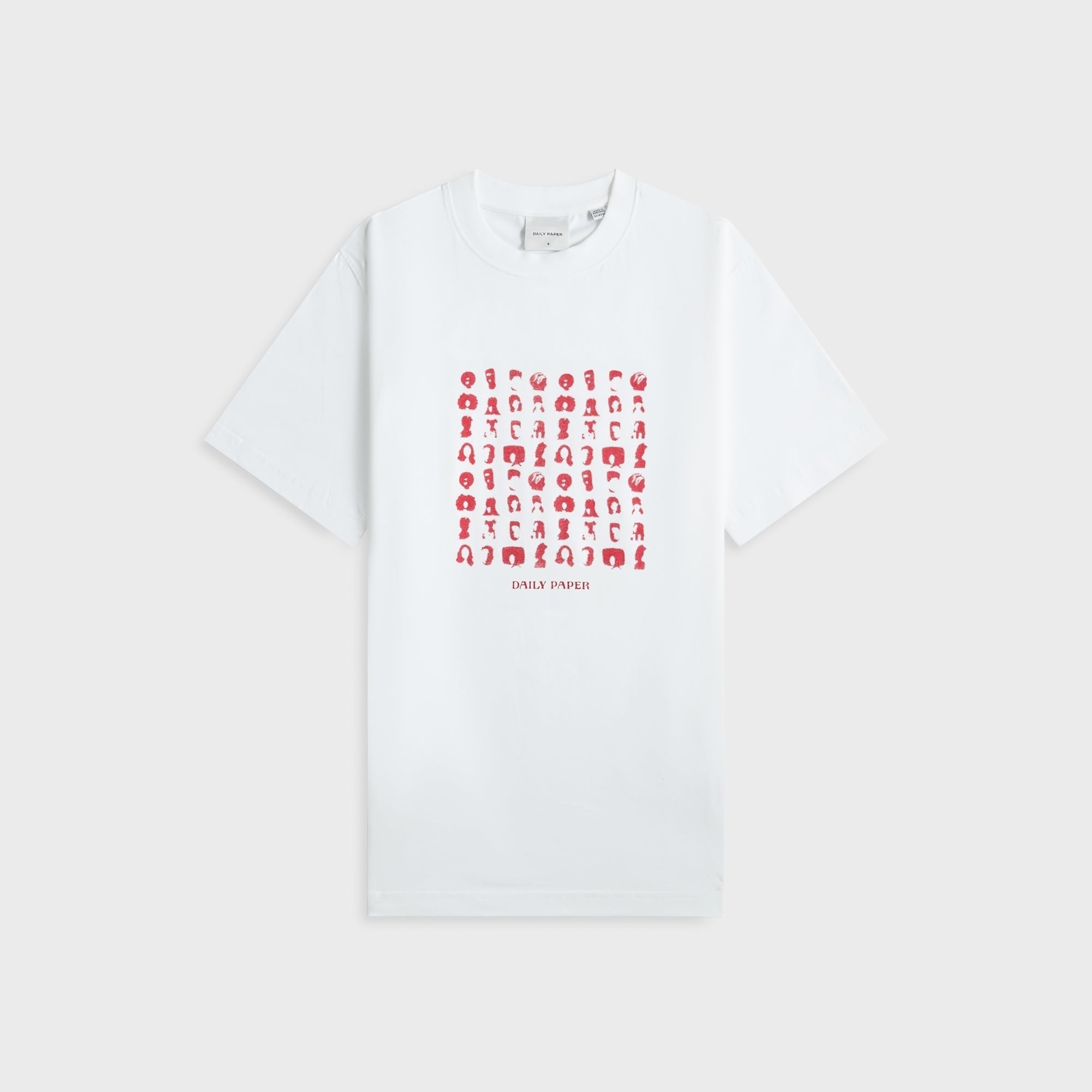 Daily Paper Hair Grid Tee - White
