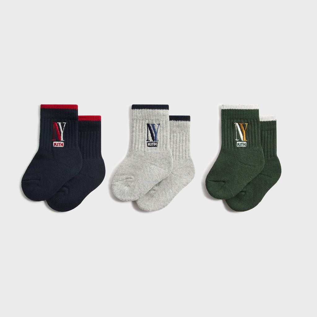 Kith Baby 3-Pack NY Socks - Multi