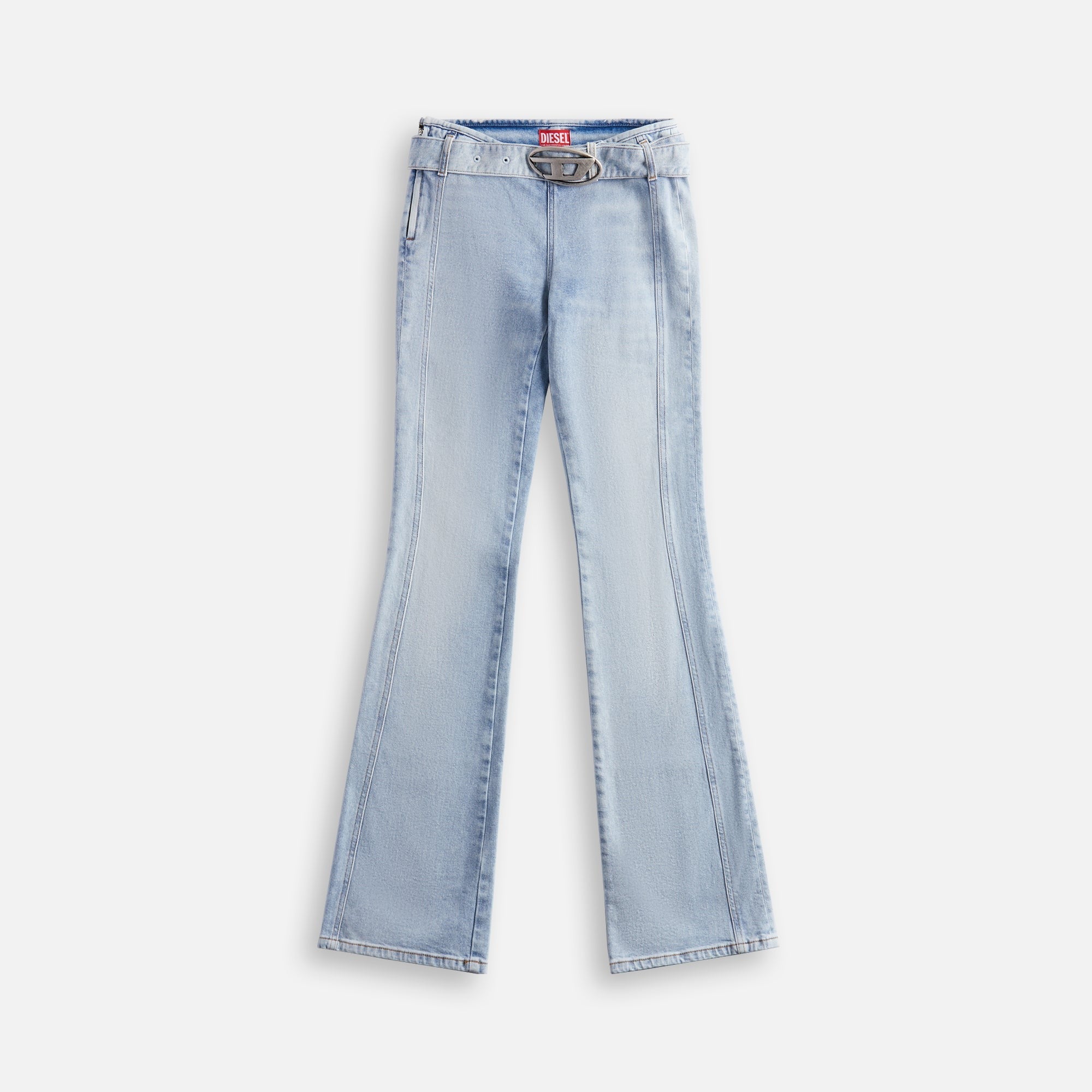Diesel Ebby Belt Jean - Blue Denim