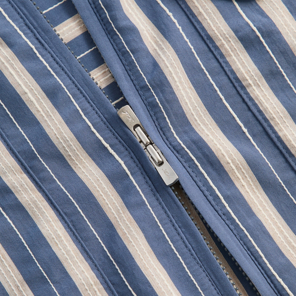 Kith Barre Stripe Full Zip Raj Jacket - Breeze