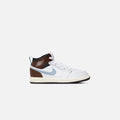 Jordan PS Air Jordan 1 Mid SE - White / Blue Grey / Black Sail