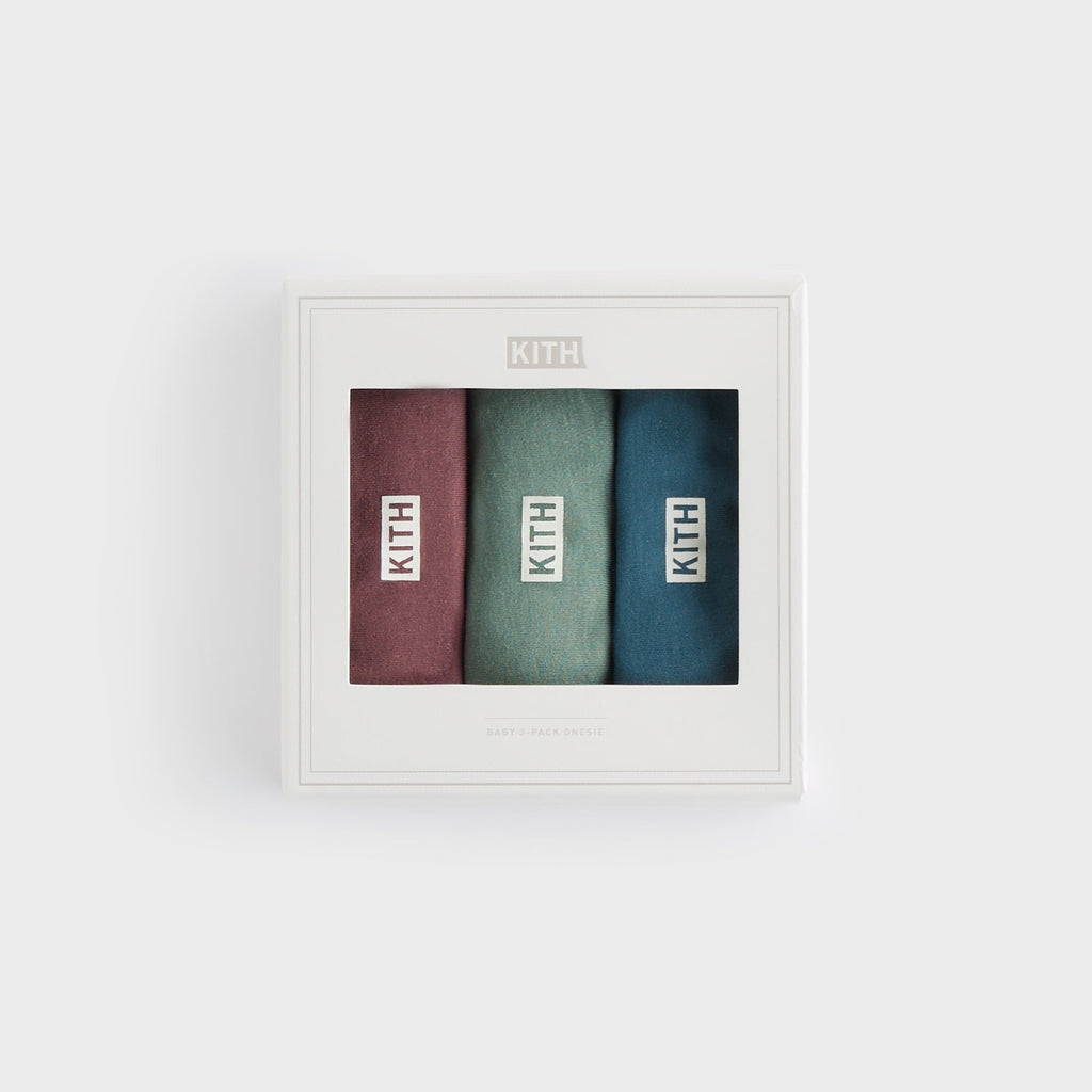 Kith Baby Palette 3-Pack Bodysuit - Rogue