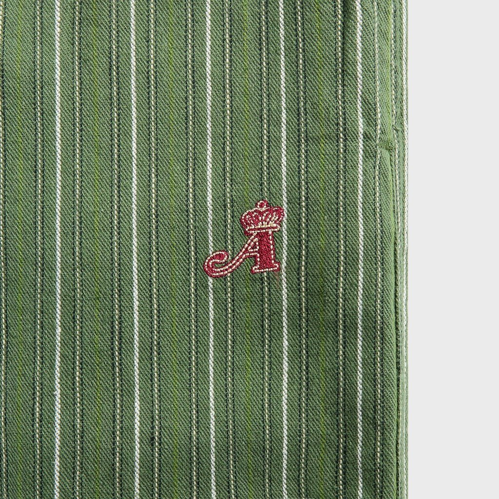 Awake NY Striped Shorts - Green