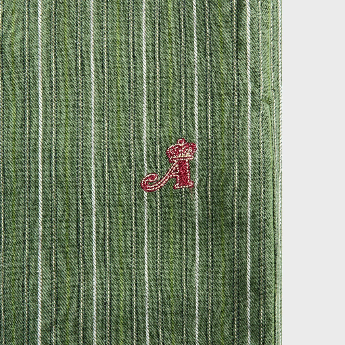 Awake NY Striped Shorts - Green