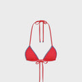 Frankies Bikinis Nick Beaded Triangle Bikini Top - Havana