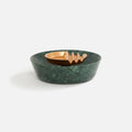 Houseplant Ridge Ashtray - Green / Gold