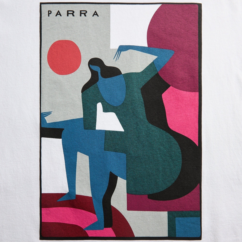 by Parra Ball To The Face Tee - White