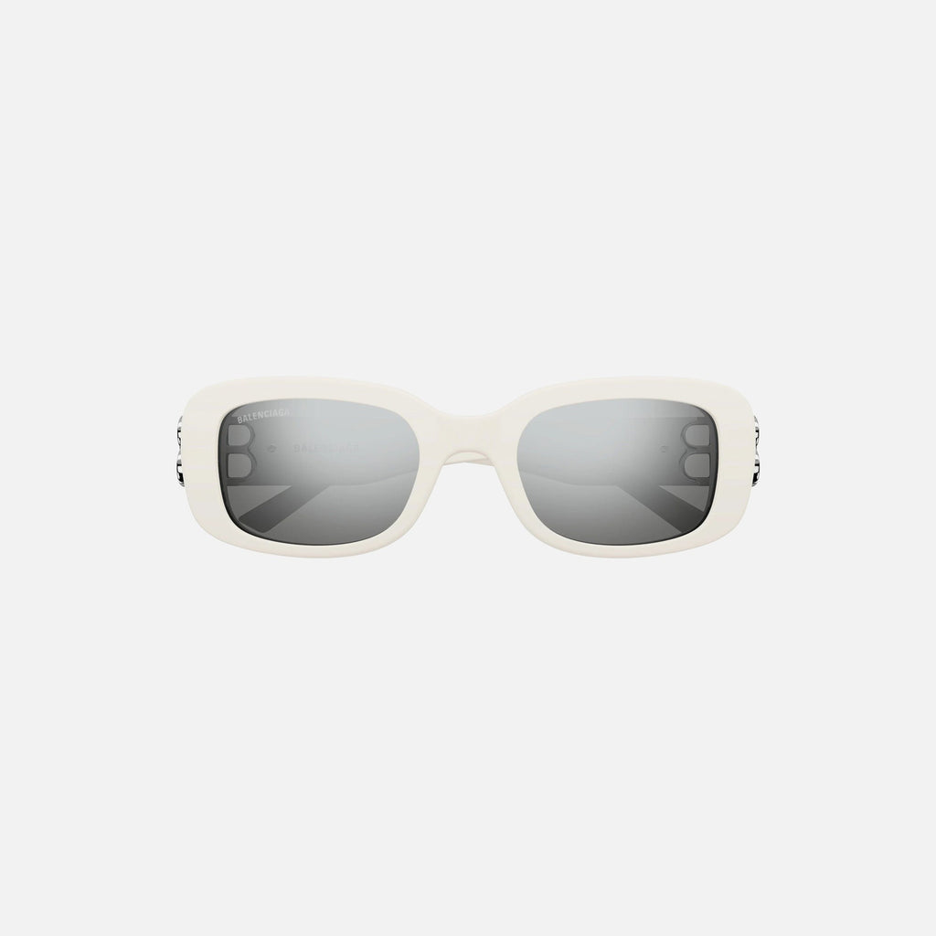 Balenciaga Acetate BB Hinge Oval Frame - White