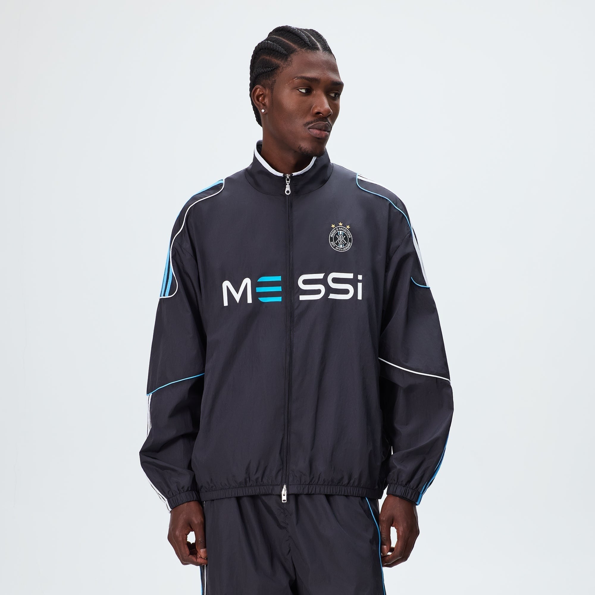 Kith & Messi for adidas Football Nylon Track Jacket - Black