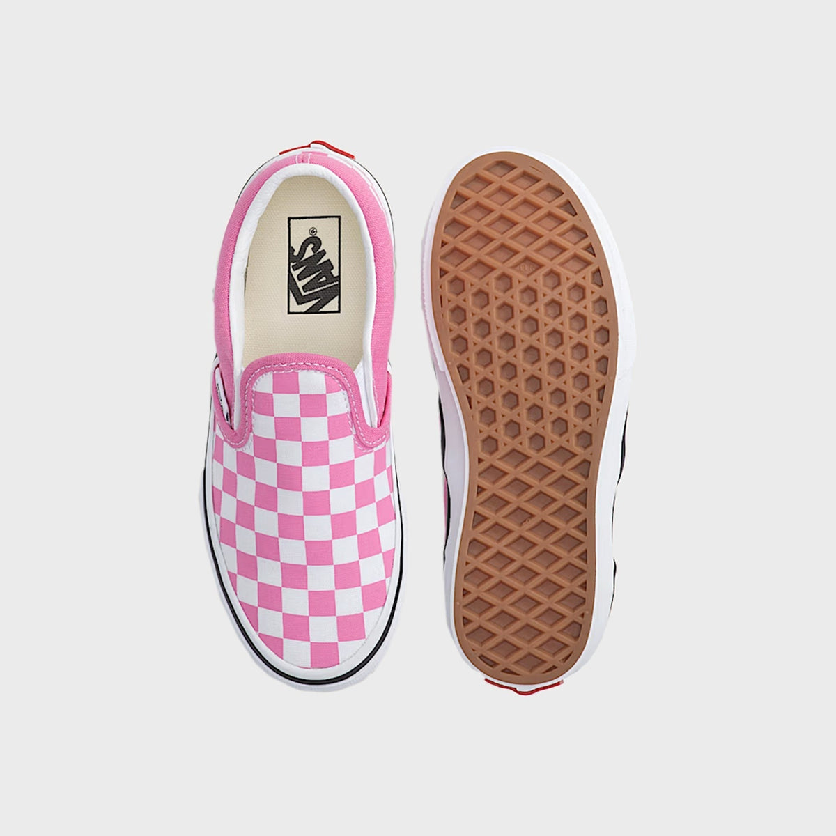 VANS PS Classic Slip-On Checkerboard Shoe - Checkerboard Fizz Pink