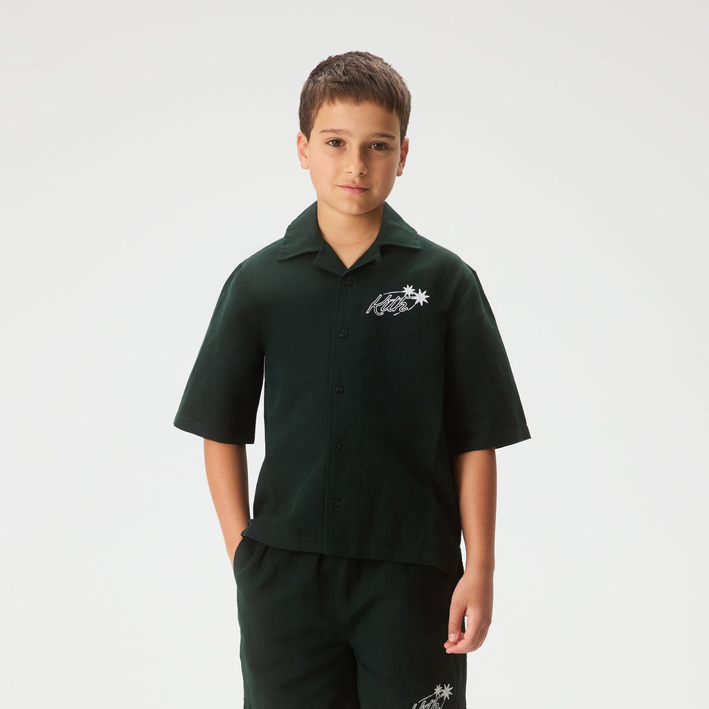 Kith Kids Thompson Camp Shirt - Stadium