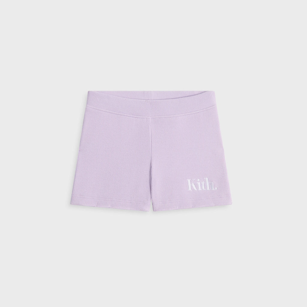 Kith Kids Biker Rib Short - Verbena