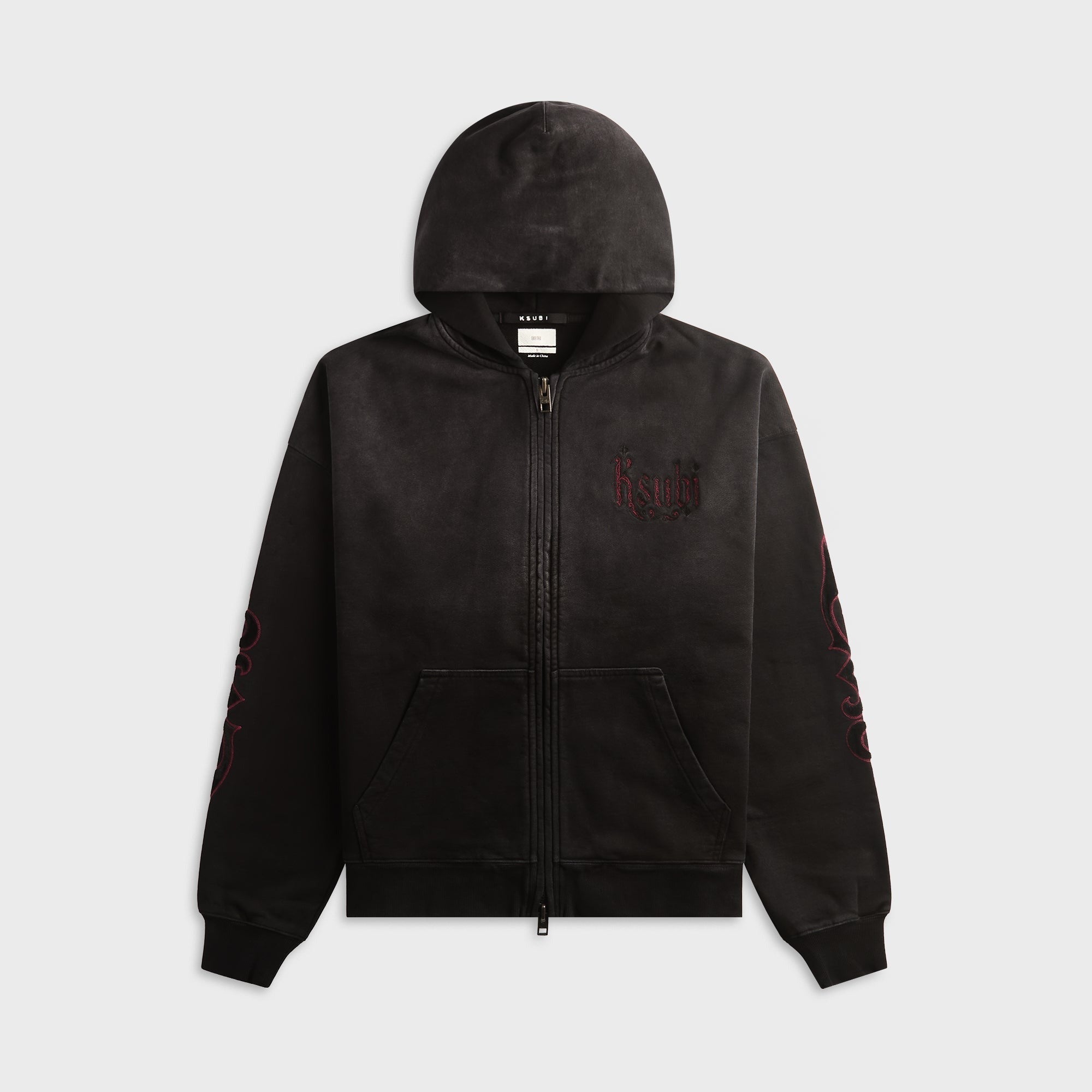 Ksubi Paise Ekcess Hoodie - Black Fade