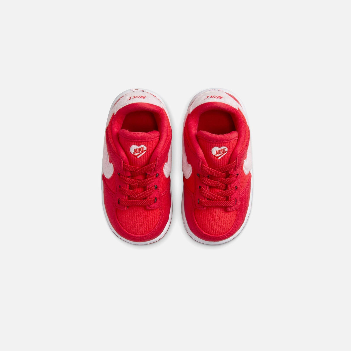 Nike TD Dunk Low - Fire Red / Pink Foam / Light Crimson