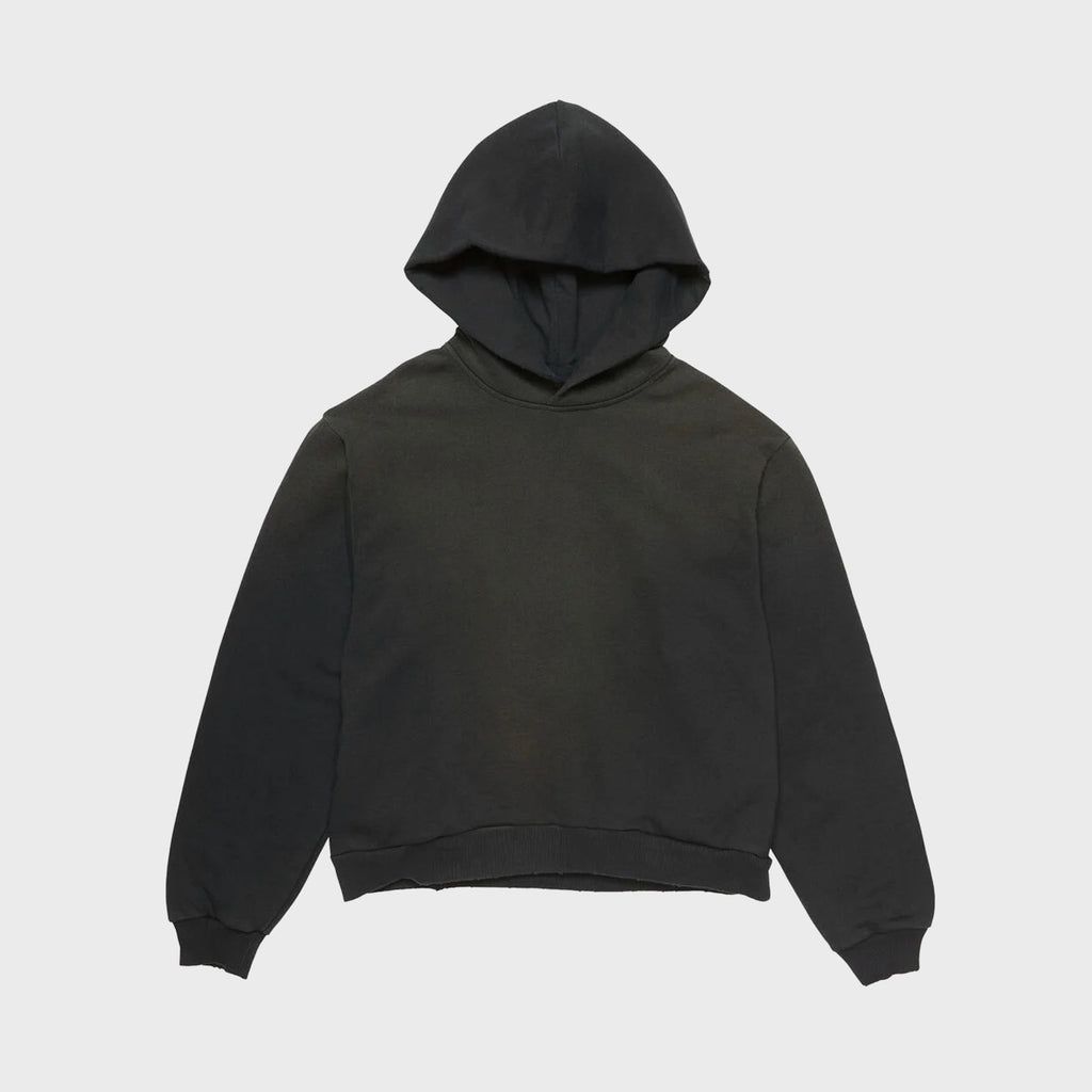 Acne Studios Fleece Logo Hoodie - Black