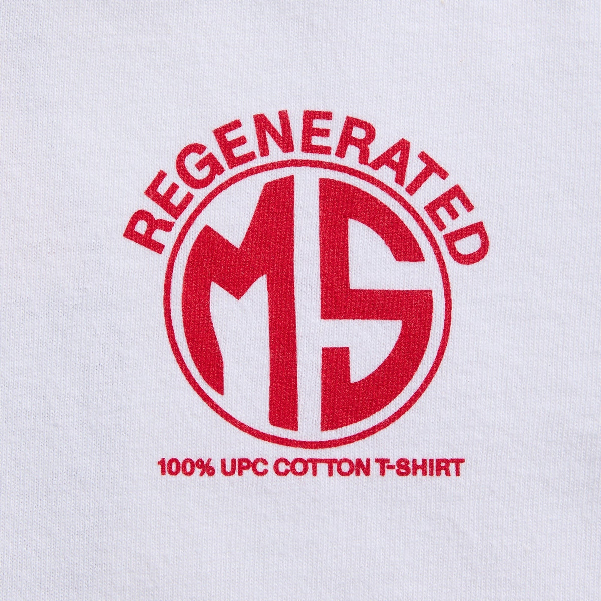 Marine Serre Upcycled Jersey Polo Shirt - White