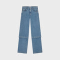 The Attico Layered Long Pant - Sky Blue