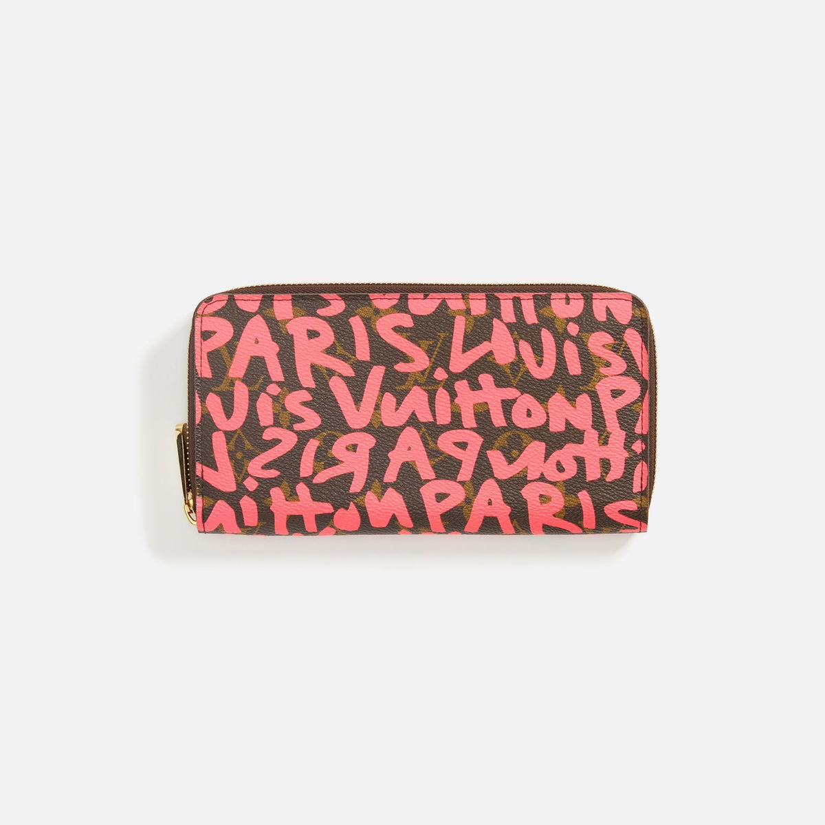 WGACA Louis Vuitton x Stephen Sprouse Zippy Continental Wallet - Pink