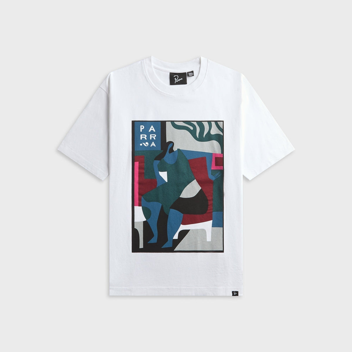 by Parra Leaving Now Tee - White