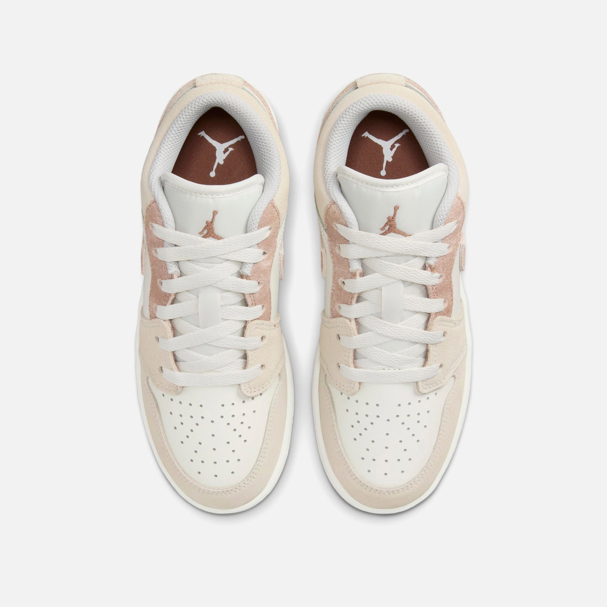 Nike GS Air Jordan 1 Low SE - Legend Light Brown / Archaeo Brown / Sail / Neutral Grey