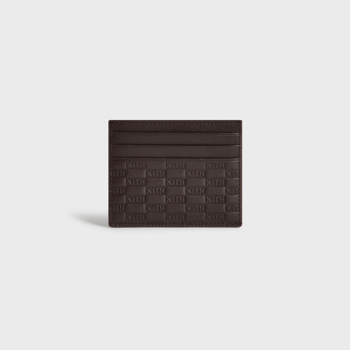 Kith Monogram Smooth Leather Card Holder - Zoom
