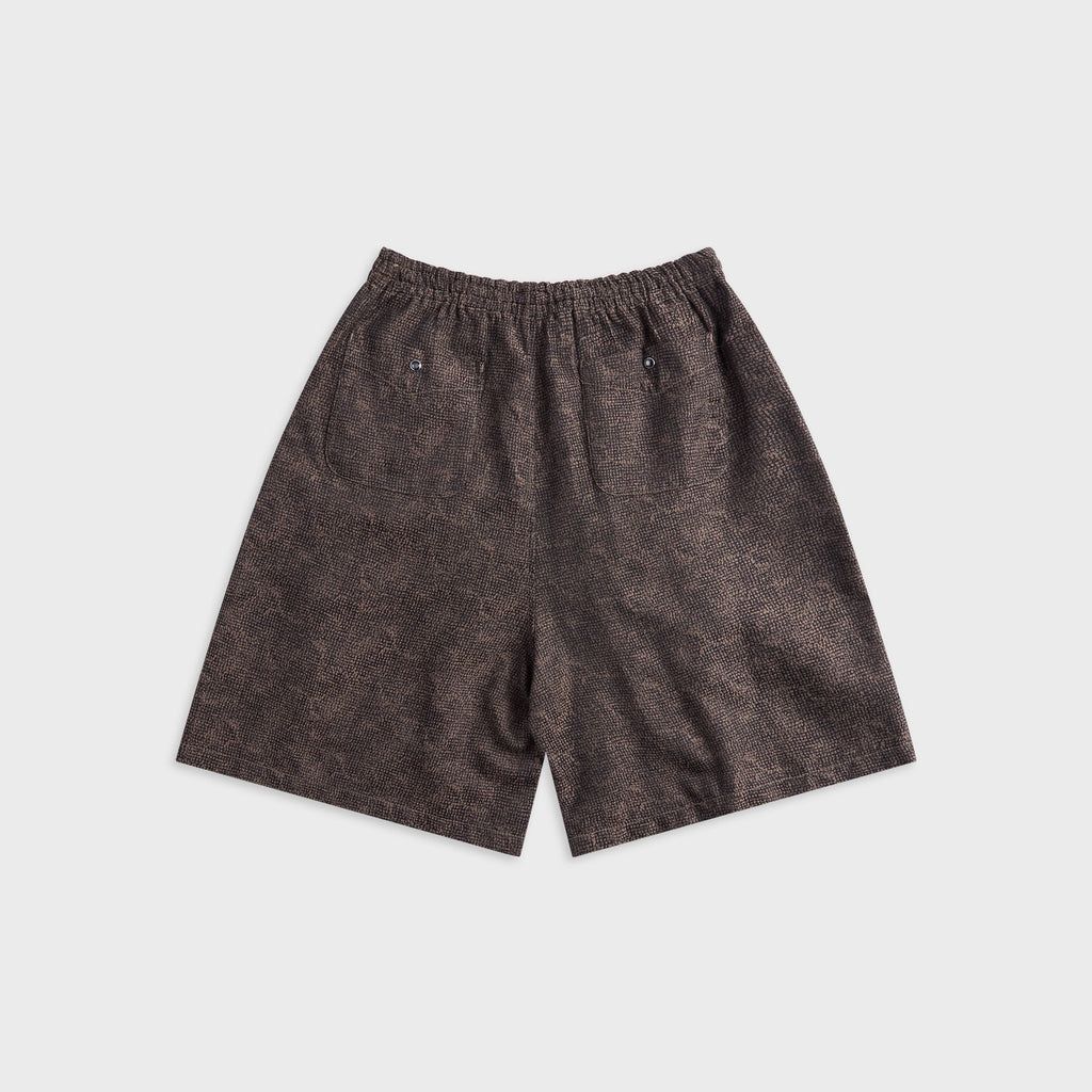 Needles Micro Shadow Plaid String Cowboy H.D. Short - Brown