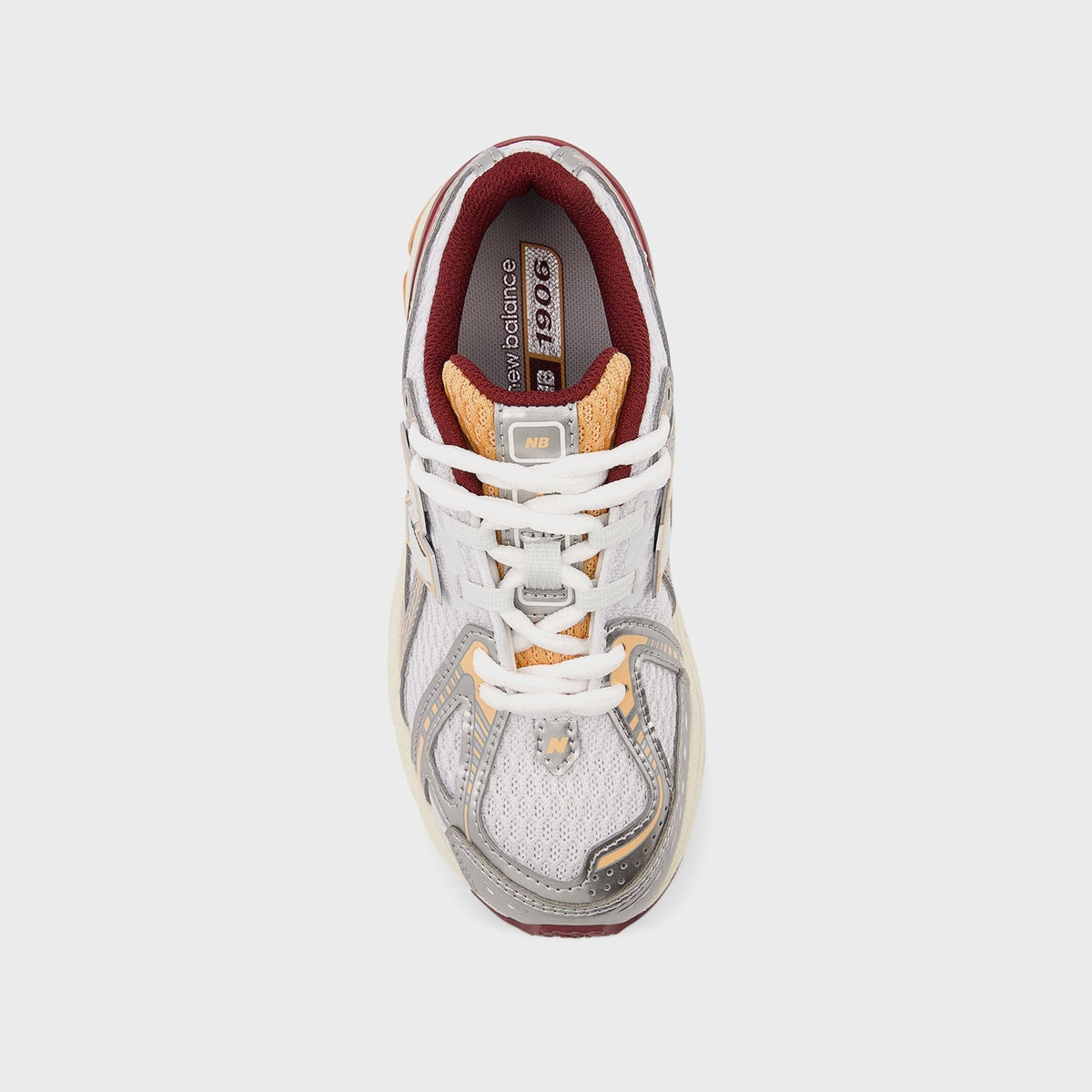 New Balance PS 1906 - Silver Metallic / Monarch Burgundy