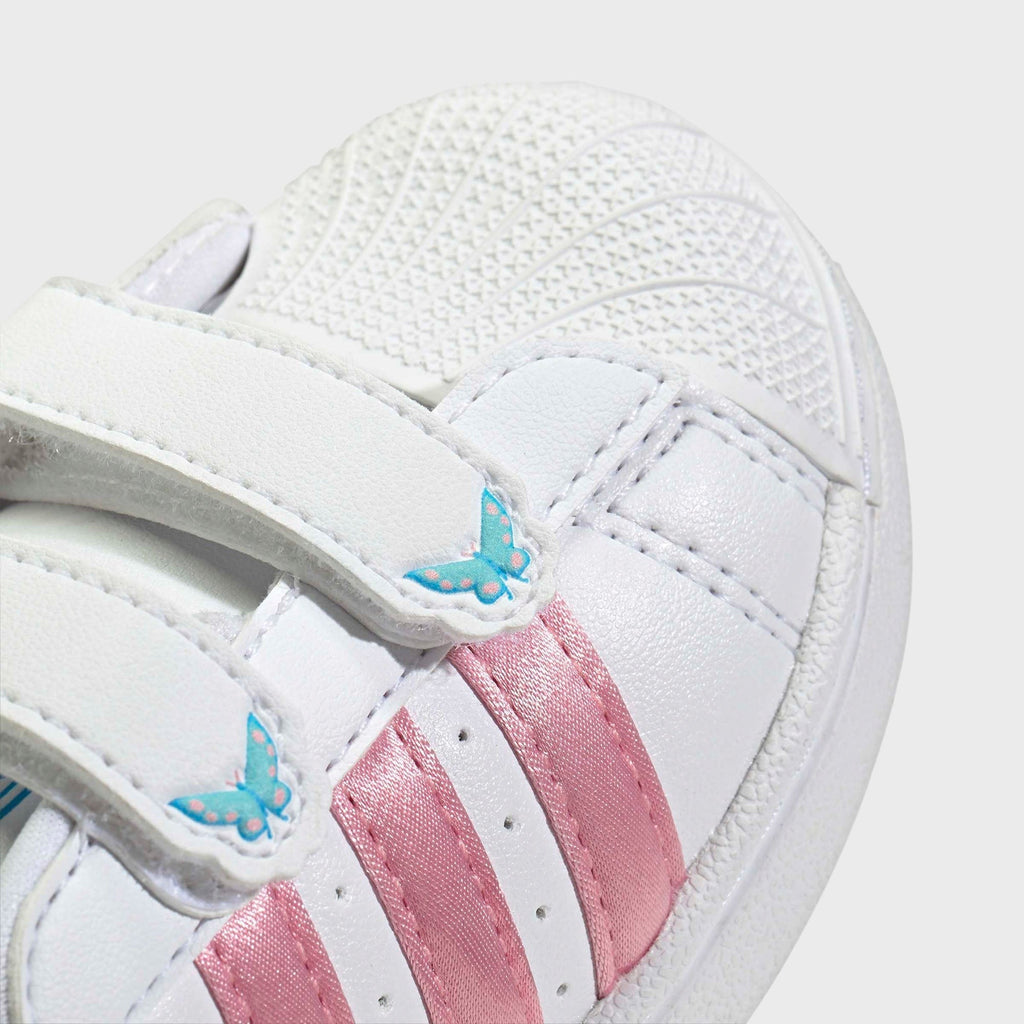 adidas x Disney TD Superstar II - Cloud White / Light Pink / Lucid Aquamarine