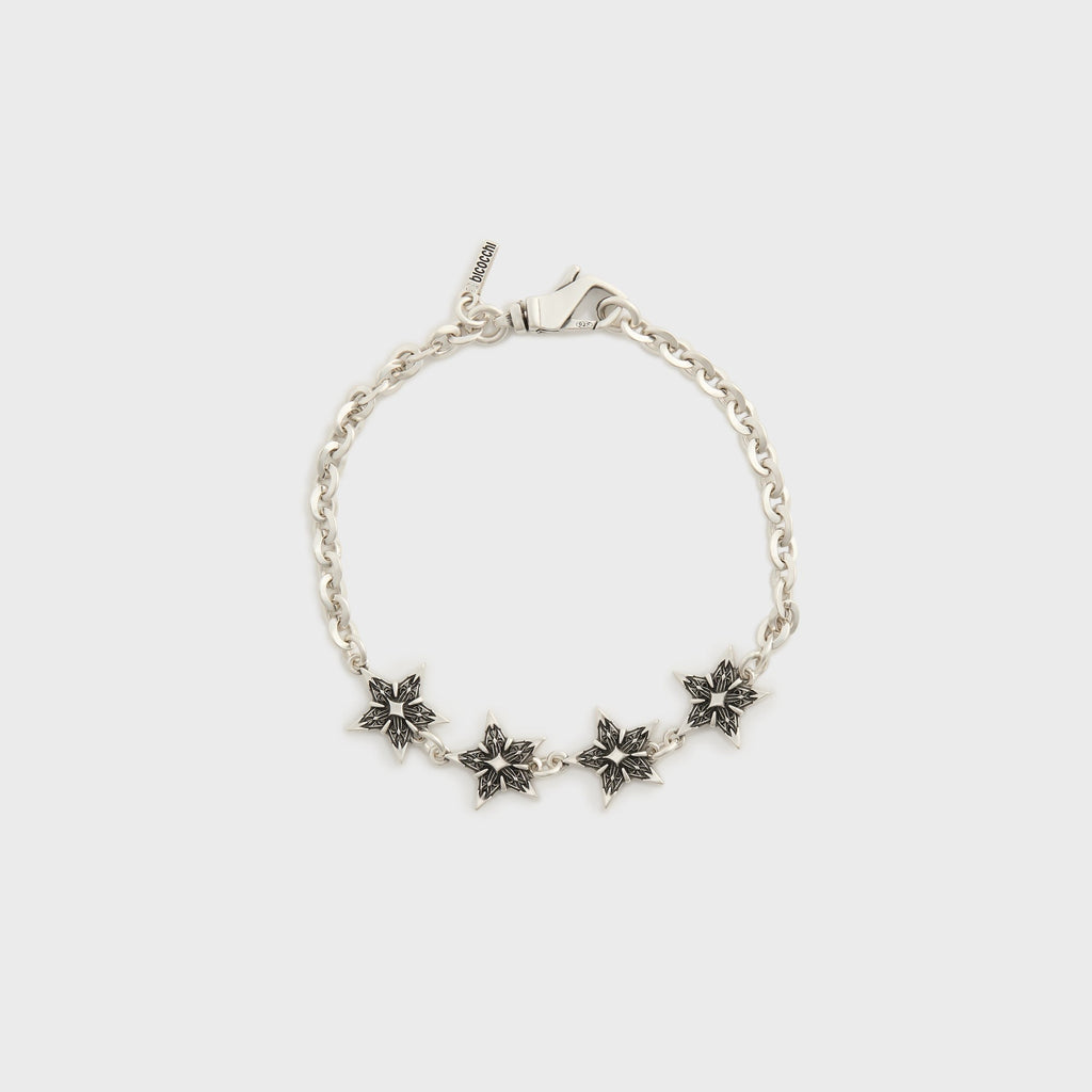 Emanuele Bicocchi Stella Notre Dame Small Bracelet - Silver