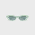 Bottega Veneta Bombe Cat-Eye Sunglasses - Green