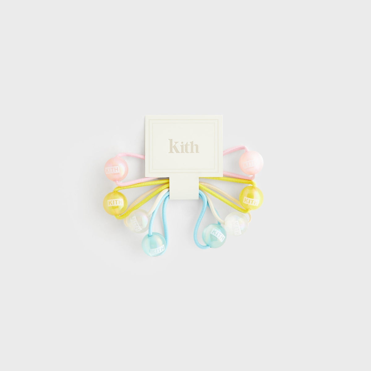 Kith Kids Set of 4 Bobble Pony Tail Holders - Multi
