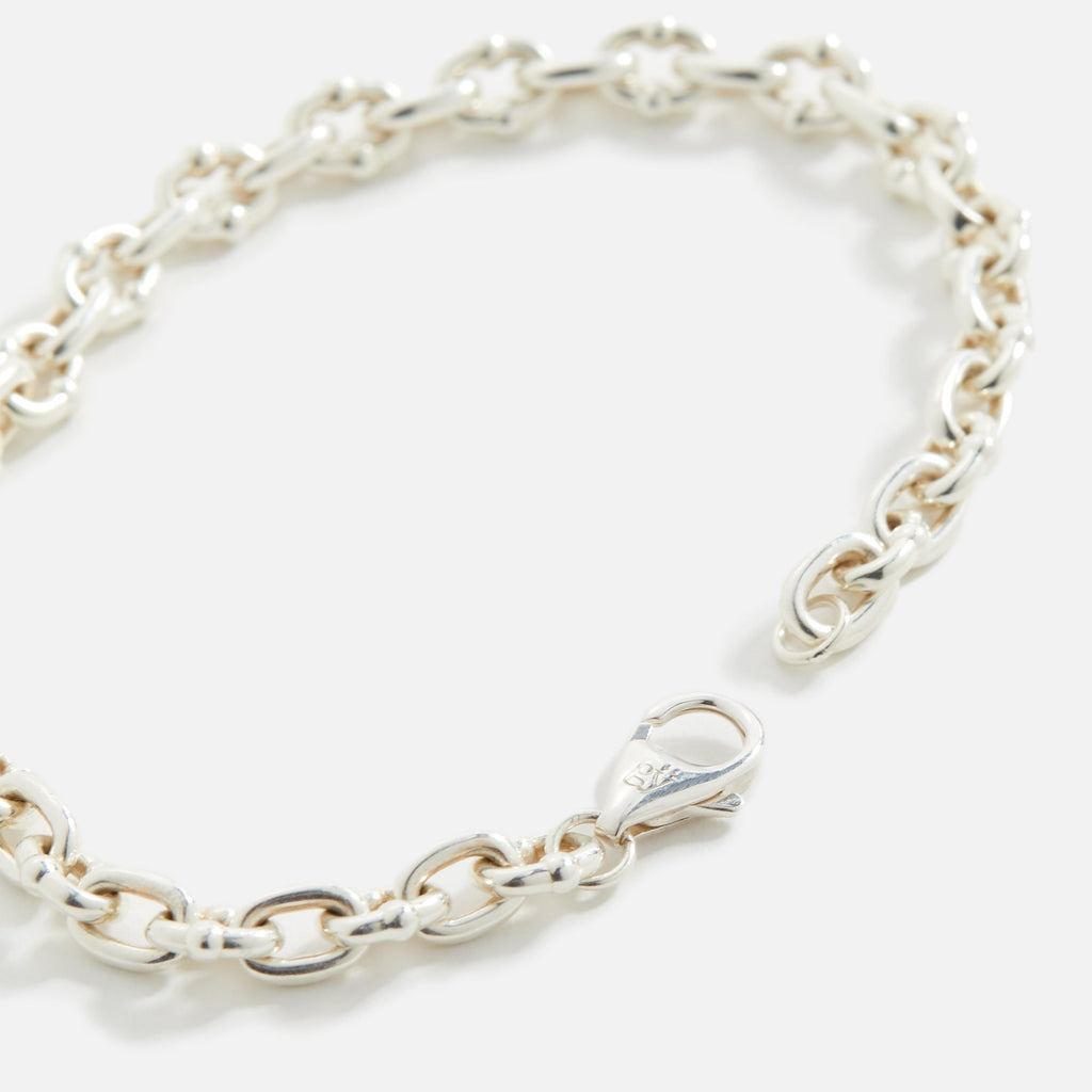 Greg Yuna Thick Umlaut Link Bracelet - Silver