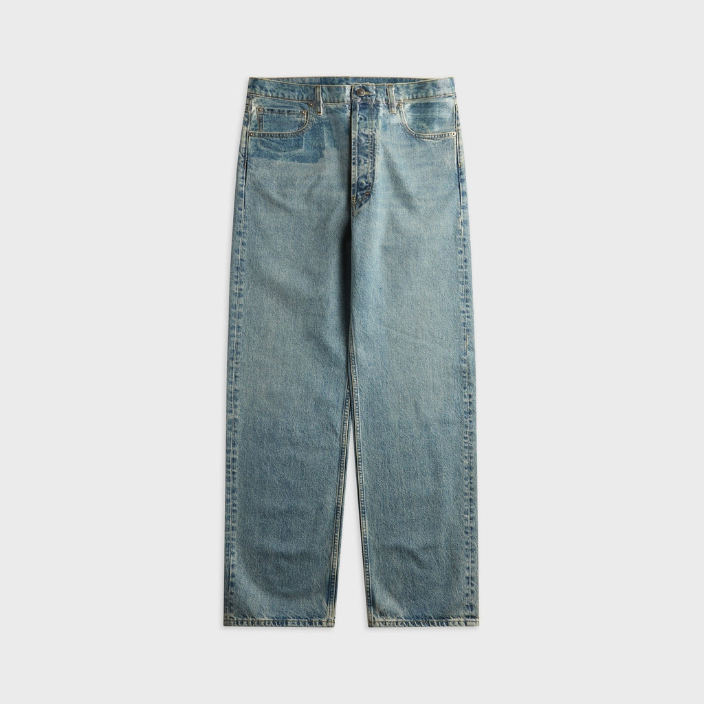 Maison Margiela Taped Waist Straight Leg Jean - Iced Blue