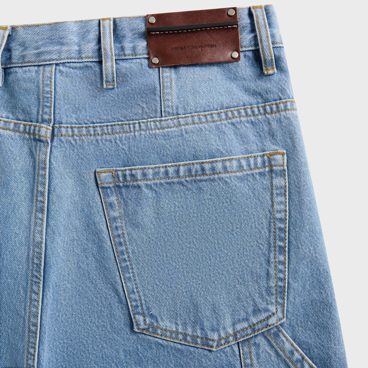 Dries Van Noten Stone Wash Pant - Light Blue