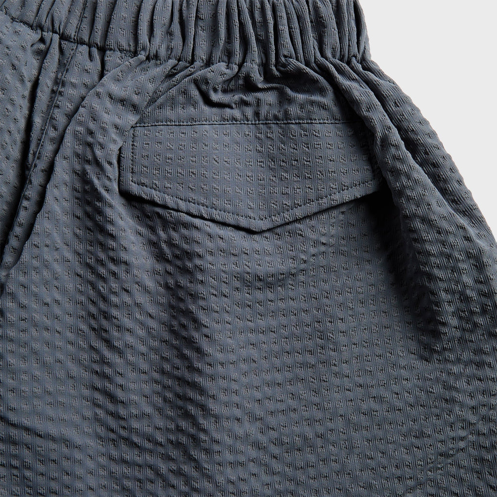 Metalwood Seersucker Spa Short - Navy