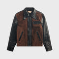Marni Crust Front Leather Jacket - Black