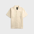 Maharishi 7316 Light Double Voile Cuban Shirt - Ecru