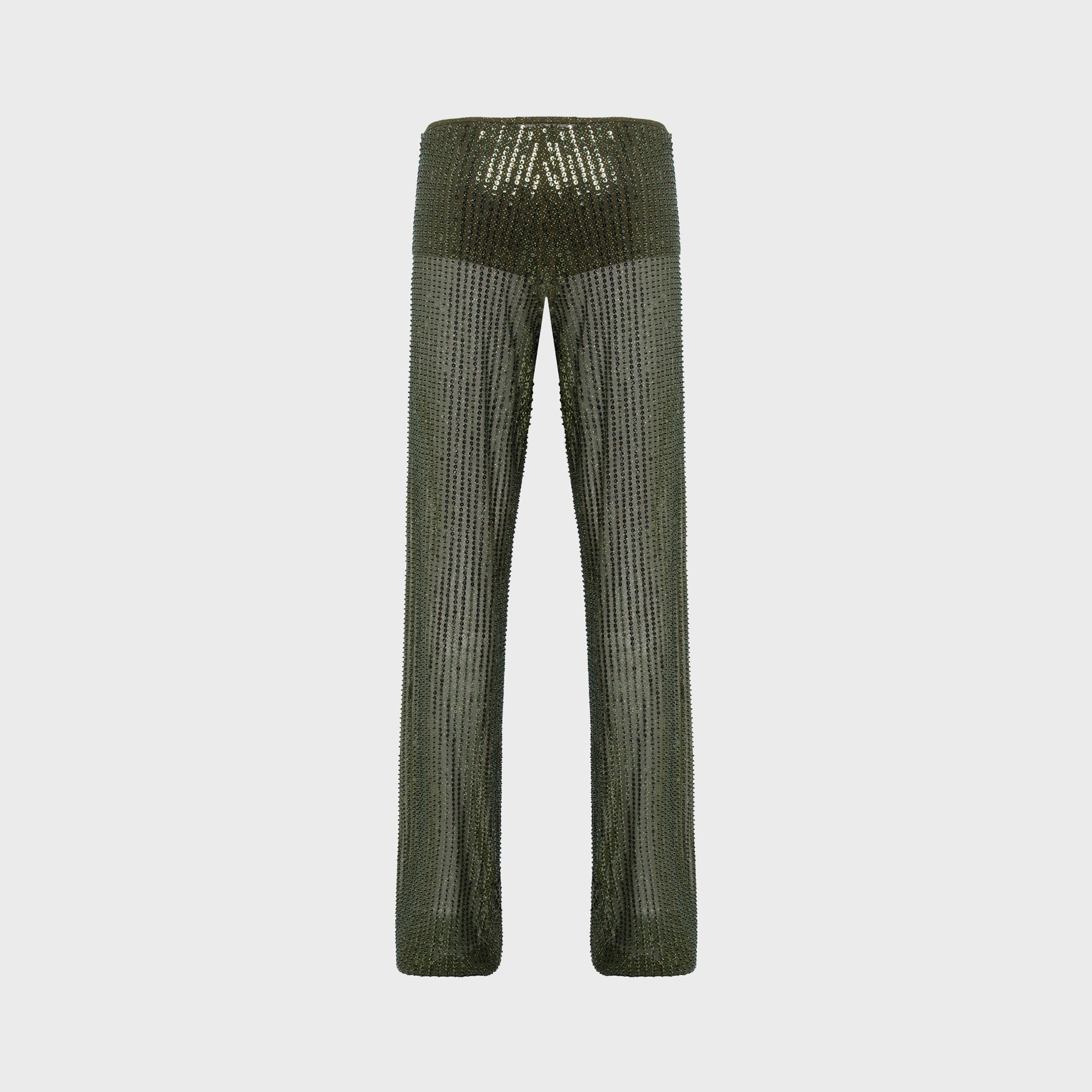Siedres Alexium Sequin Sheer Pant - Green