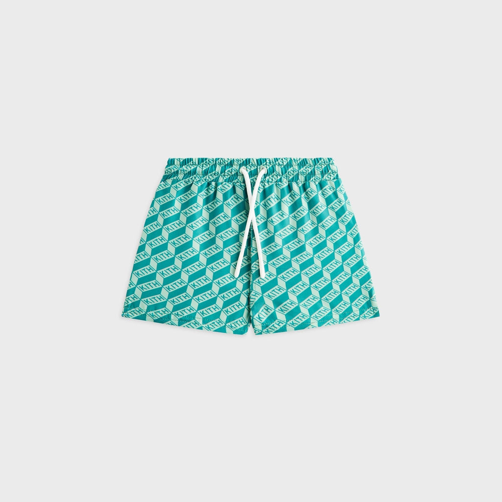 Kith Baby Monogram Kai Swim Trunk - Sorrel