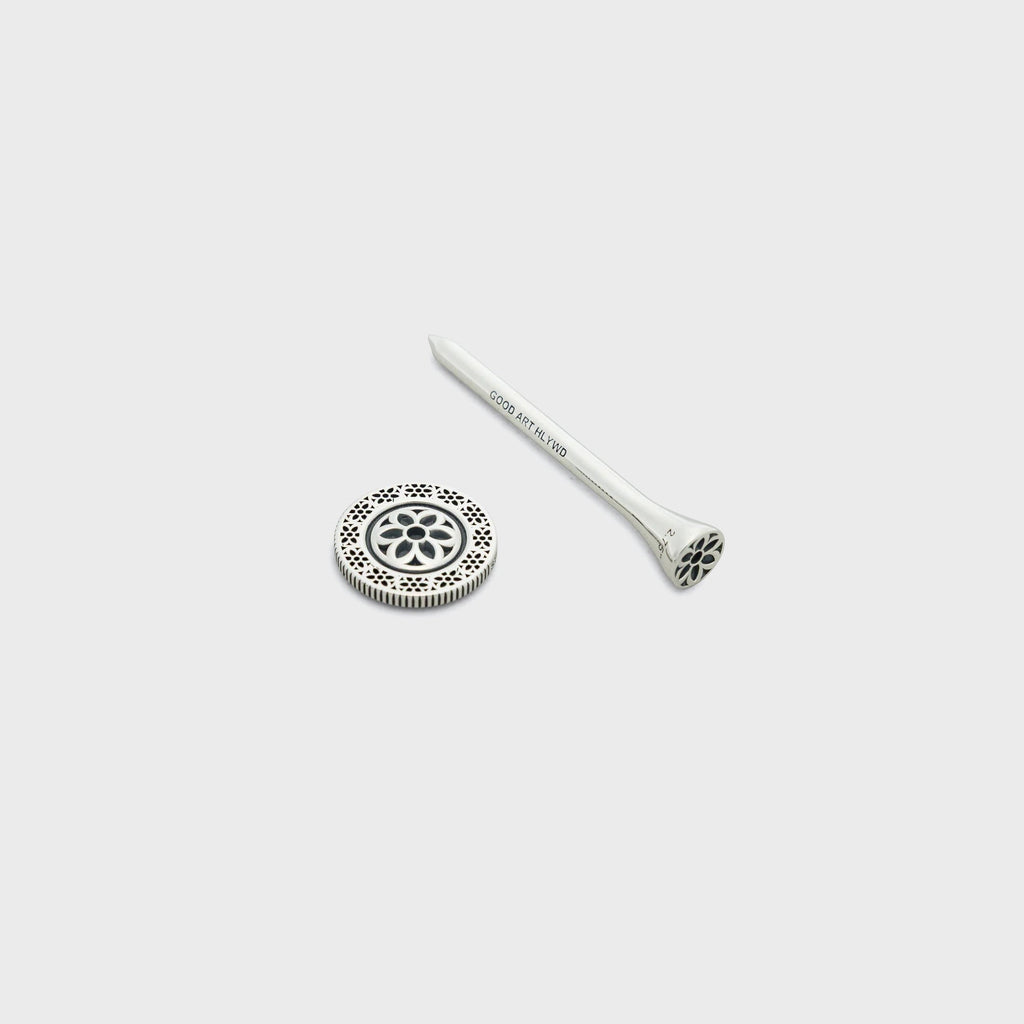 GOOD ART HLYWD Sterling Golf Tee & Ball Marker Set - Silver
